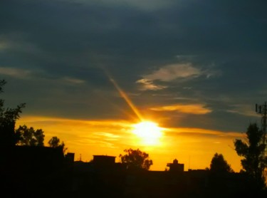 Photography titled "Dark sunset" by Munish Mehra, Original Artwork, Analog photography