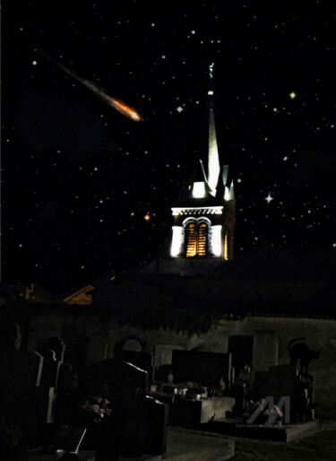 数字艺术 标题为“Le Cimetière et son…” 由Catherine Oliver (Miss kat), 原创艺术品, 数码摄影