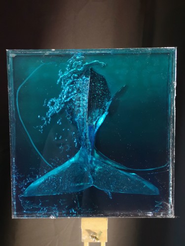 Sculpture intitulée "Curvature" par Evgen Zaborovsky, Œuvre d'art originale, Métaux