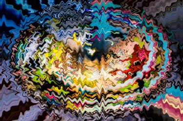 Arts numériques intitulée "abstract peinture g…" par Gaudi .C, Œuvre d'art originale, Travail numérique 2D