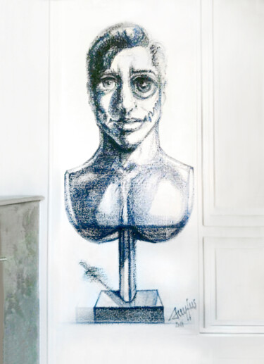 Peinture intitulée "" La Saignée du bra…" par Grégory Dreyfus, Œuvre d'art originale, Huile
