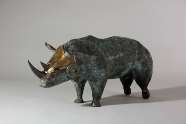 雕塑 标题为“ETEOCLE Bronze” 由Pierre Sidoine, 原创艺术品, 青铜