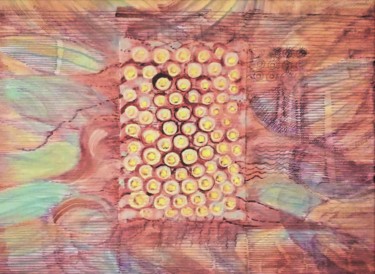 「La Porte des Rêves」というタイトルの絵画 Valentina Tudoranによって, オリジナルのアートワーク, アクリル 段ボールにマウント