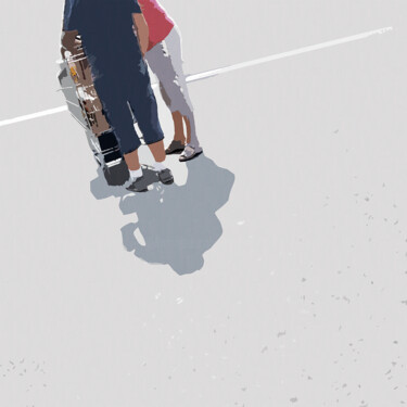 Digitale Kunst getiteld "blisters and stores…" door Henry Pouillon, Origineel Kunstwerk, 2D Digital Work