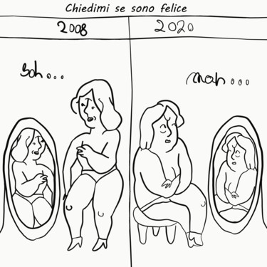 Grafika cyfrowa / sztuka generowana cyfrowo zatytułowany „7.Chiedimi se sono…” autorstwa Danka Markiewicz, Oryginalna praca,…