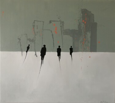 Painting titled "Find yourself" by Mariusz Makula, Original Artwork, Oil