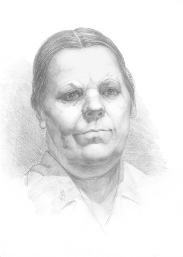 제목이 "Portrait of a neigh…"인 그림 Irina Sumanenkova로, 원작, 연필