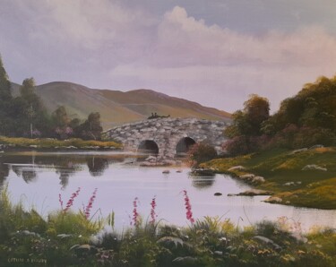"Quiet man bridge dec" başlıklı Tablo Cathal O Malley tarafından, Orijinal sanat, Akrilik
