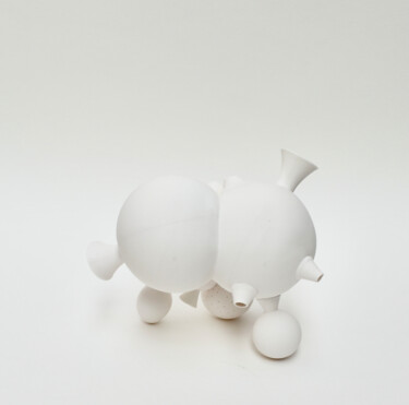 「Samengestelde porse…」というタイトルの彫刻 Harry Agema (Agema-art)によって, オリジナルのアートワーク, セラミックス