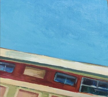 Peinture intitulée "Architecture_House" par Uğur Ergül, Œuvre d'art originale, Acrylique
