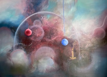 绘画 标题为“New Year Eve” 由Dolgor Dugarova (Dolgor Art), 原创艺术品, 油