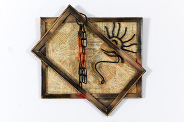 Collages titled "Renovation plans" by Moti Bazak, Original Artwork, 3D Modeling