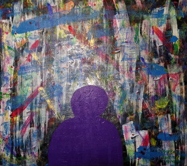 Painting titled "Face to Face" by Fusion Anciennement Mister.O78, Original Artwork, Acrylic