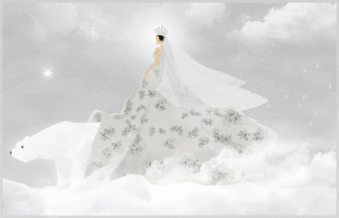 数字艺术 标题为“La Reine Des Neiges” 由Harald Dastis, 原创艺术品, 数字油画