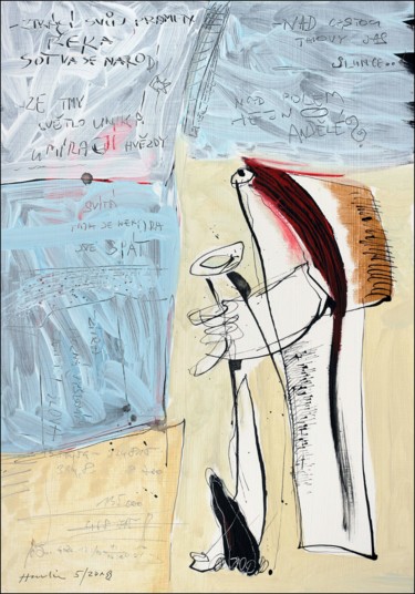 绘画 标题为“A Poetry” 由Jiri Havlik, 原创艺术品, 丙烯
