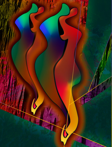 Painting titled "experiment.5.b.9.1…" by Curtis R Doll Jr, Original Artwork, Digital Painting
