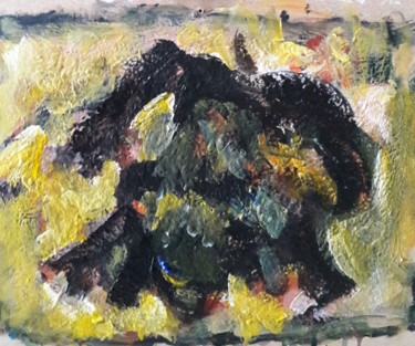 Painting titled "sur tapis" by Sam Keusseyan, Original Artwork, Acrylic