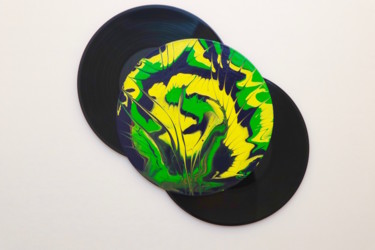 Sculptuur getiteld "Vinyl Color" door Sophius, Origineel Kunstwerk, Plastic