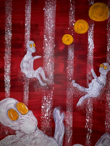 Les Abysses 绘画 标题为“Les Abysses” 由Wallace Azor, 原创艺术品, 丙烯