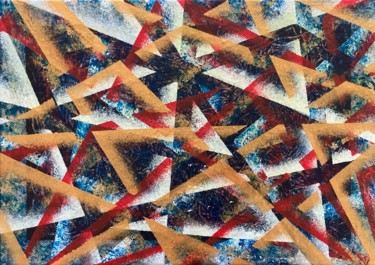 Peinture intitulée "Profondeurs abyssal…" par Karina Y, Œuvre d'art originale, Acrylique