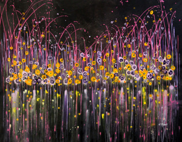 Painting titled "Technicolor Dream #…" by Cecilia Frigati, Original Artwork, Acrylic
