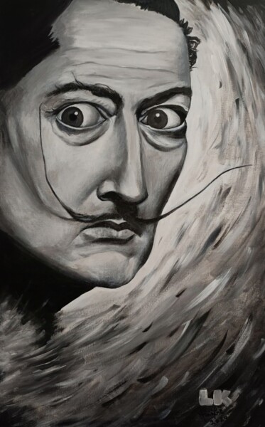Schilderij getiteld "Salvador" door Mário Luz, Origineel Kunstwerk, Acryl Gemonteerd op Frame voor houten brancard