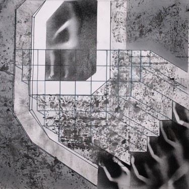 绘画 标题为“City 4” 由Vladimir Paun-Vrapciu, 原创艺术品, 丙烯