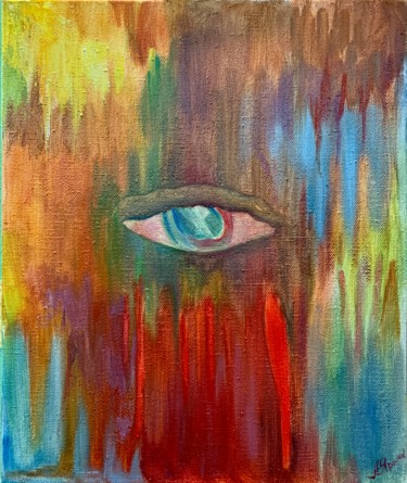 绘画 标题为“Observer over the e…” 由Alexandra Yaremenko, 原创艺术品, 油