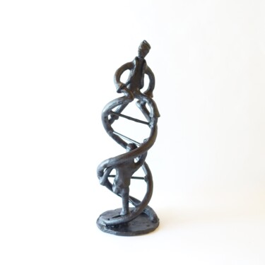 Rzeźba zatytułowany „Chromosome walking” autorstwa Didier Fournier, Oryginalna praca, Brąz