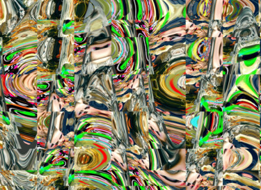 Photographie intitulée "ABSTRACT GRAZY VOGUE" par Gaudi .C, Œuvre d'art originale, Photographie manipulée