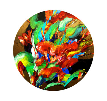 Peinture intitulée "Emotions" par Maksym Rybalko, Œuvre d'art originale, Acrylique