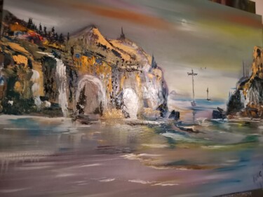 Peinture intitulée "Mystic world" par Pascal Jung, Œuvre d'art originale, Huile