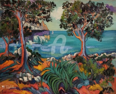 Peinture intitulée "Promenades dans les…" par Milorv, Œuvre d'art originale, Huile