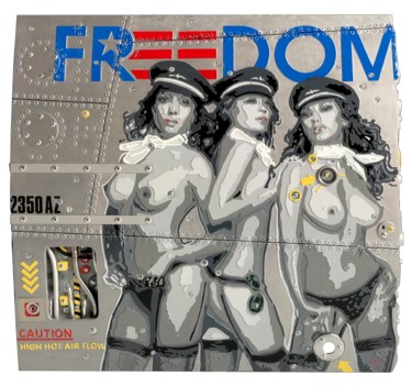 SEXY CREW Sculpture intitulée "SEXY CREW" par Jerome Chauvin (JICE), Œuvre d'art originale, Acrylique Monté sur artwork_cat.