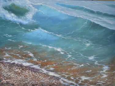 Stones Peinture intitulée "Stones" par Lusie Schellenberg, Œuvre d'art originale, Huile