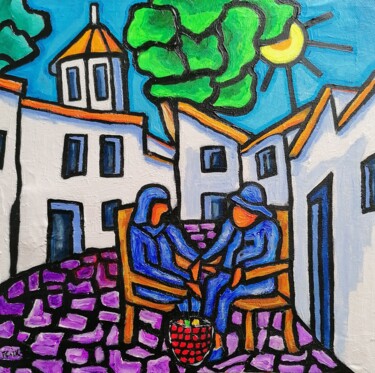 Peinture intitulée "Un día más." par Marc Felix, Œuvre d'art originale, Acrylique Monté sur Châssis en bois