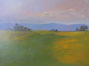 Peinture intitulée "Eine Landschaft II,…" par Barbara Przyborowska, Œuvre d'art originale, Acrylique