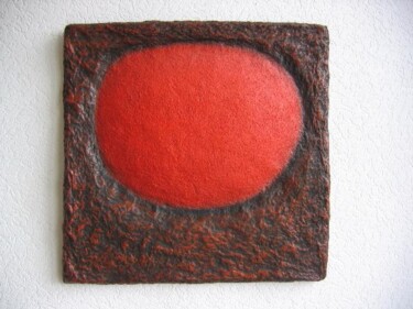 Sculpture intitulée "Cendres" par Lourtis, Œuvre d'art originale, Papier mâché