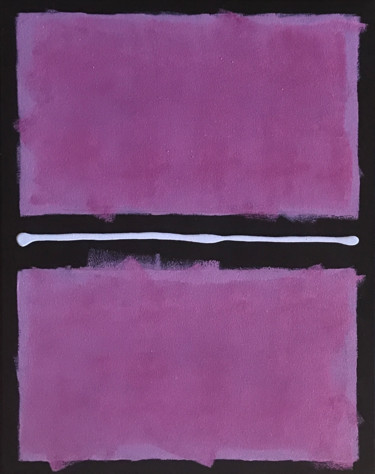 Peinture intitulée "Pink Jellyfish" par Cyril Walker, Œuvre d'art originale, Huile