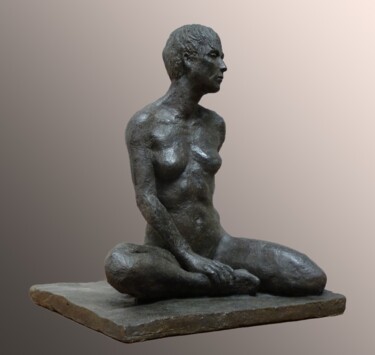 雕塑 标题为“Solitude” 由Pico Sculpteur, 原创艺术品, 兵马俑