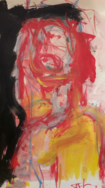 Peinture intitulée "Sandy" par Thierry Marcel Blatt, Œuvre d'art originale, Acrylique