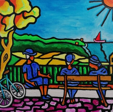 Painting titled "Rehacer el mundo." by Marc Felix, Original Artwork, Acrylic Mounted on Wood Stretcher frame