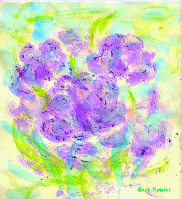 数字艺术 标题为“Acqua_fleur 06” 由Roberto Bartoccini, 原创艺术品, 数字油画