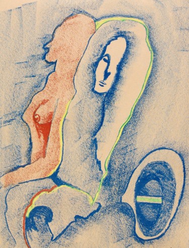 Drawing titled "Vision #2" by Robert Grubbs, Original Artwork, Pastel