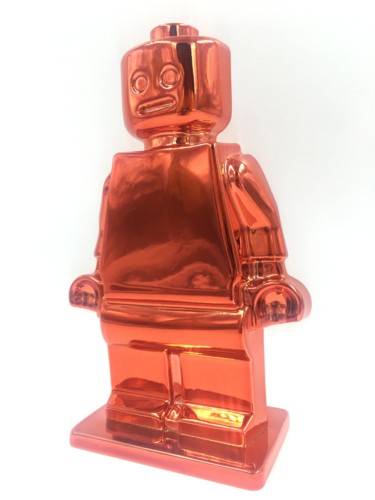 「Alter Ego Oscar Met…」というタイトルの彫刻 Alessandro Pianoによって, オリジナルのアートワーク, 樹脂