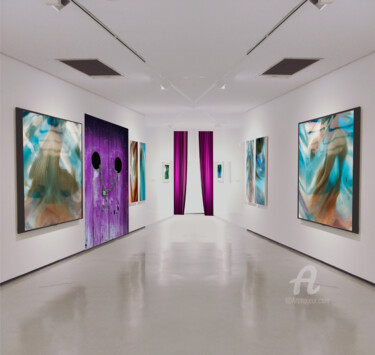 Photographie intitulée "COULOIR "POINT DE V…" par Alepph.K, Œuvre d'art originale, Photographie numérique