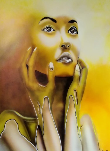 Peinture intitulée "variation" par Aéro, Œuvre d'art originale, Acrylique Monté sur Châssis en bois