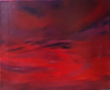 Peinture intitulée "Planète interdite" par Sylvie Tricard, Œuvre d'art originale, Huile