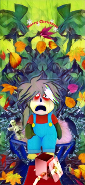 Digital Arts titled "Poupée voeux" by Danila, Original Artwork, Digital Painting