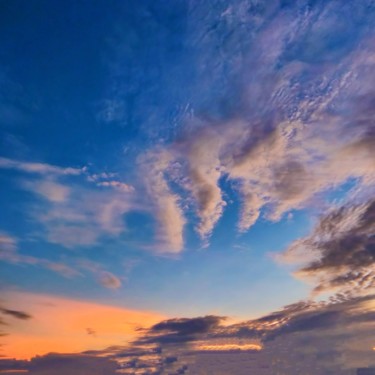 Photography titled "Static Clouds" by Munish Mehra, Original Artwork, Analog photography